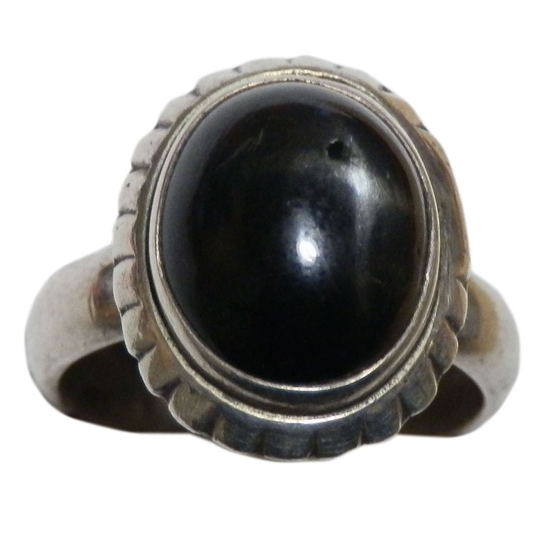 アジアン雑貨 天然石シルバーアクセサリー BR-1 ブラックスターリング