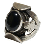 天然石シルバーアクセサリー BR-2 ブラックスターリング