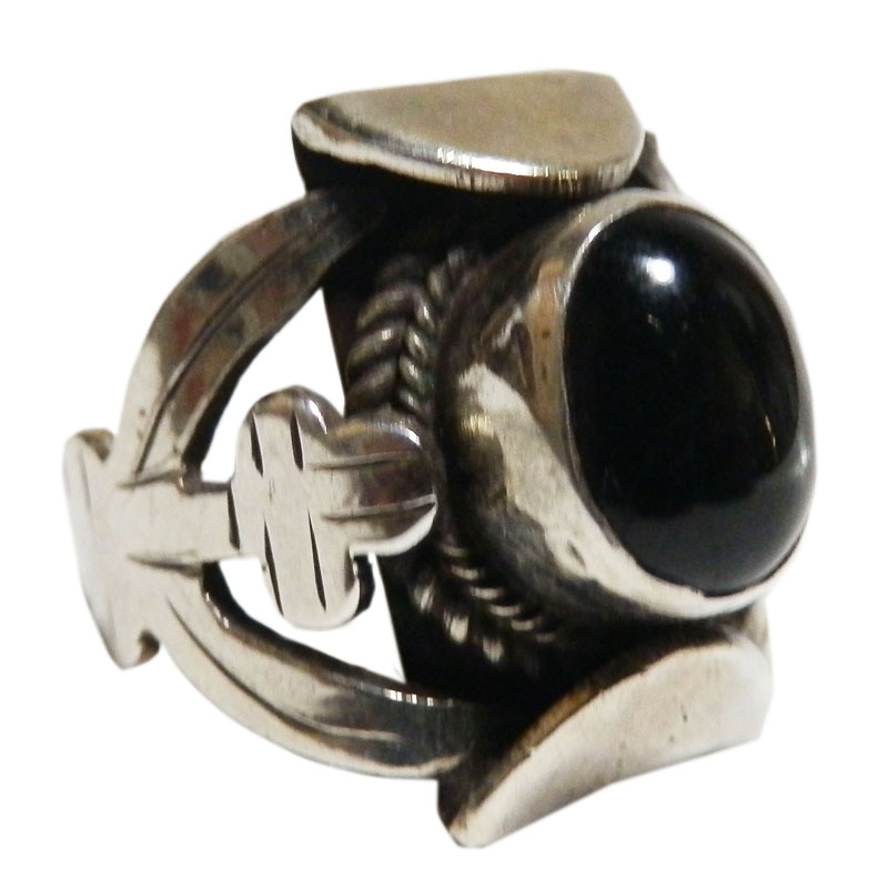 アジアン雑貨 天然石シルバーアクセサリー BR-2 ブラックスターリング