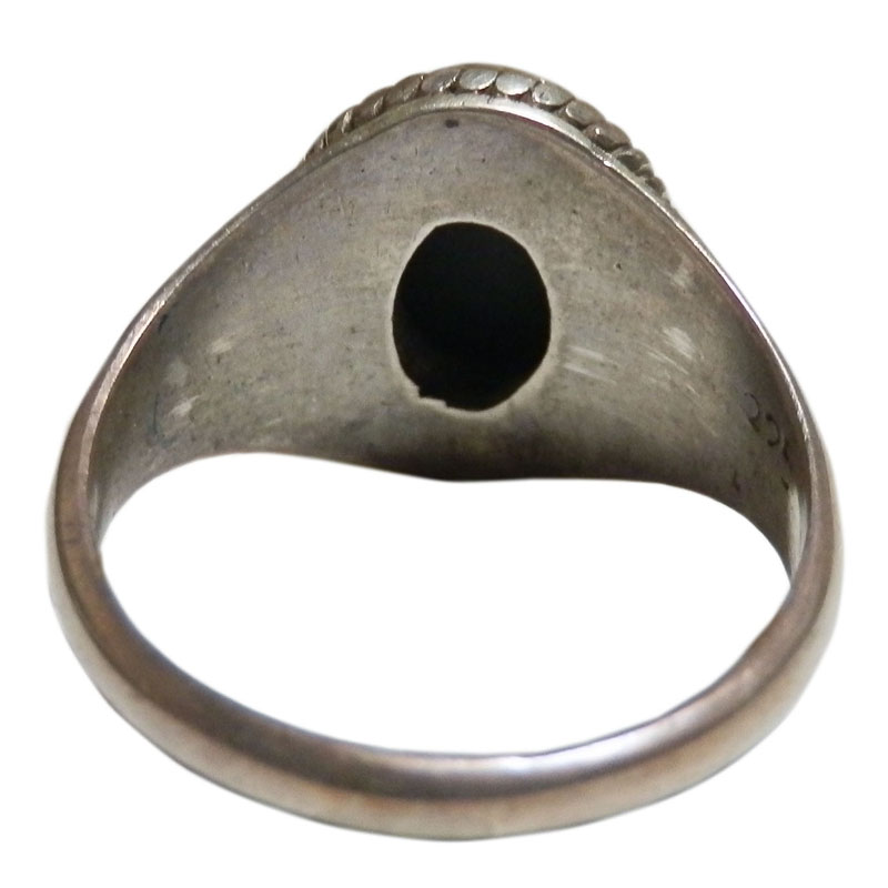 アジアン雑貨 天然石シルバーアクセサリー BR-31 ブラックスターリング