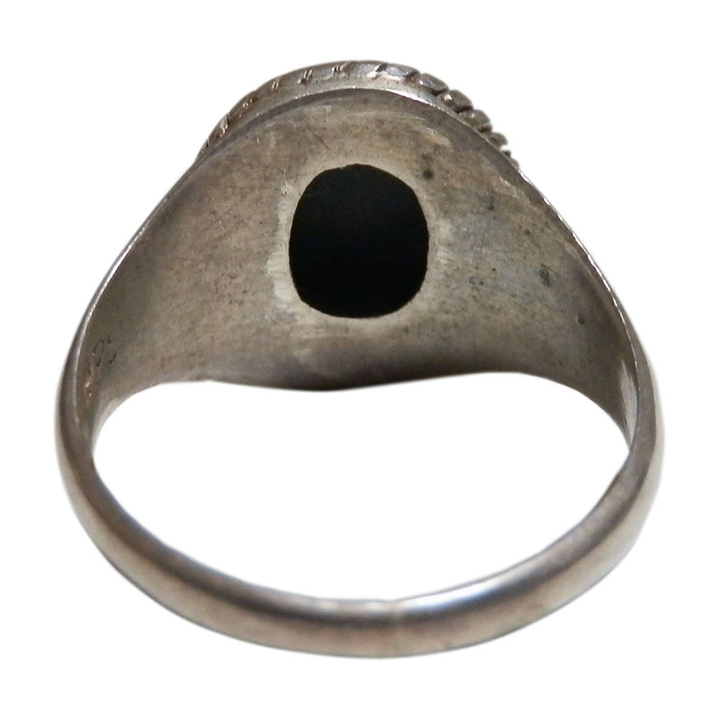 アジアン雑貨 天然石シルバーアクセサリー BR-32 ブラックスターリング