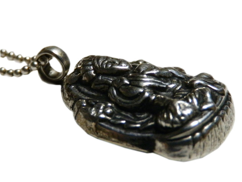 アジアン雑貨 ネパール仏具 シルバーアクセサリー BN-16 ブッタネックレス