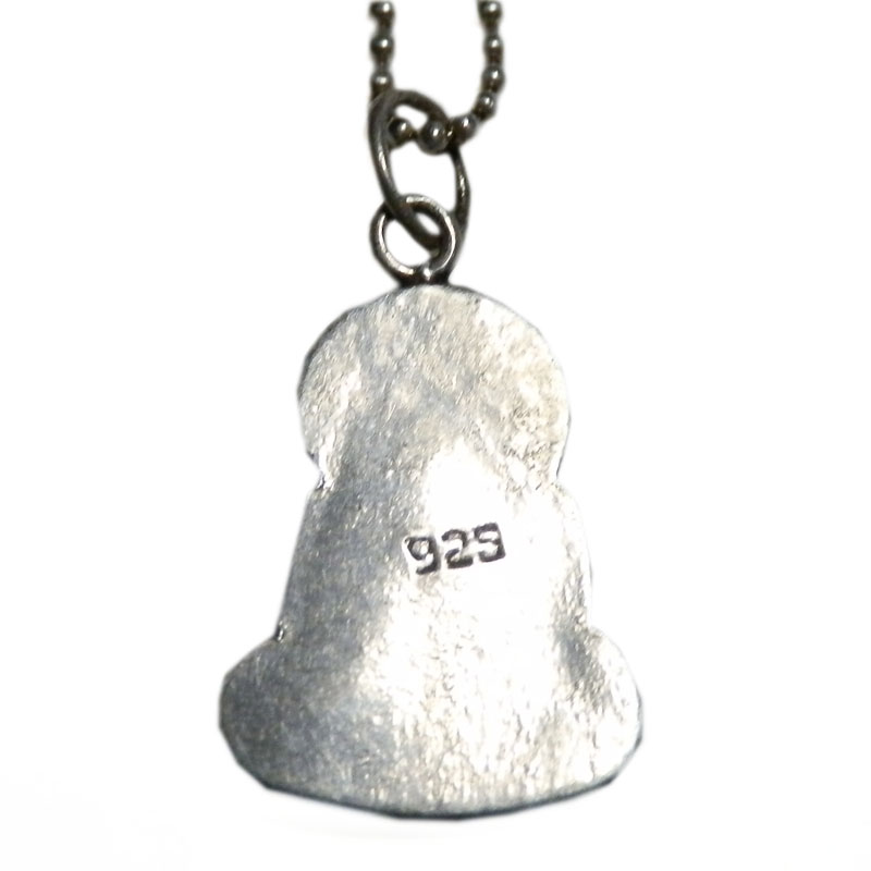 アジアン雑貨 ネパール仏具 シルバーアクセサリー BN-18 ブッタネックレス(釈迦牟尼仏陀尊像)