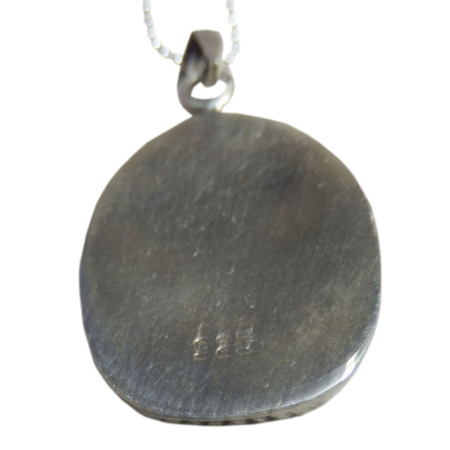 アジアン雑貨 ネパール仏具 シルバーアクセサリー BN-19 ブッタネックレス(チャングラレーシー)