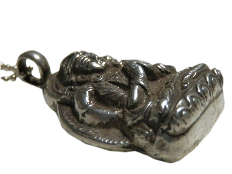 アジアン雑貨 ネパール仏具 シルバーアクセサリー BN-22 ブッタネックレス(チャングラレーシー)