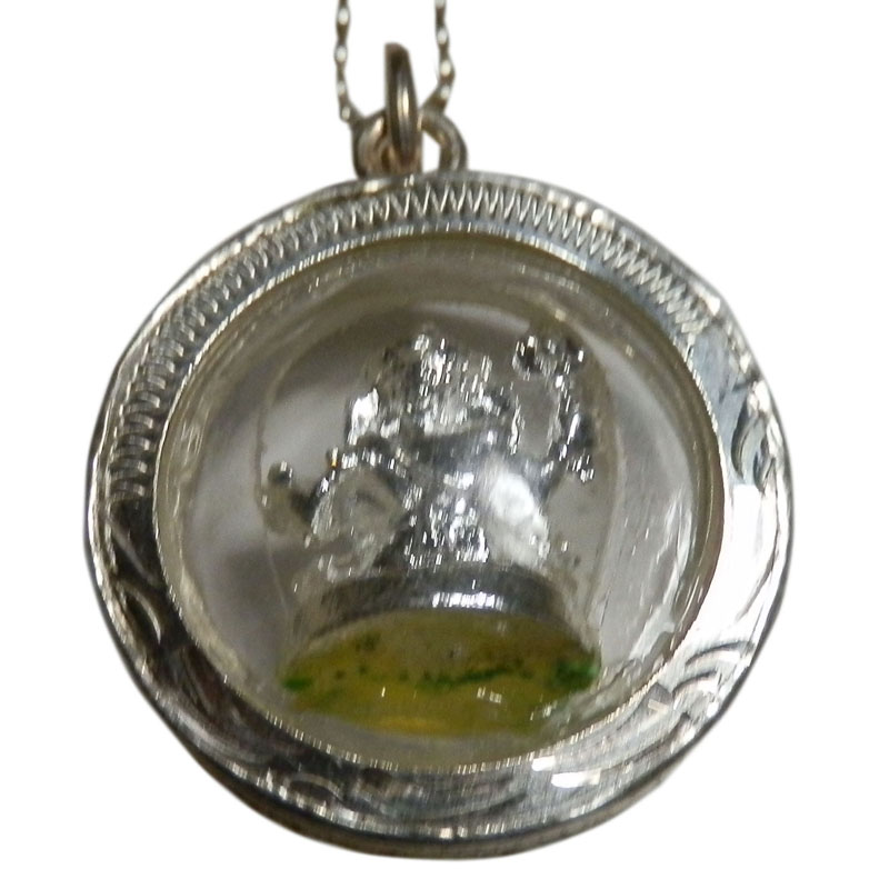 アジアン雑貨 タイシルバーアクセサリー GA-6 ガネーシャネックレス