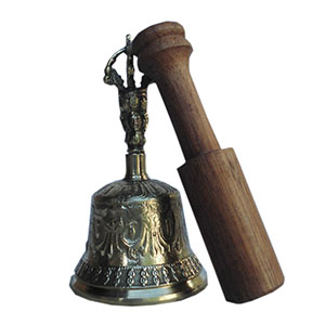 アジアン雑貨　BELL-3　ネパール仏具(ガンダー)