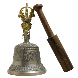 アジアン雑貨　BELL-4　ネパール仏具(ガンダー)
