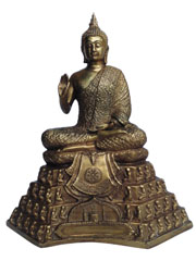 アジアン雑貨　ABS-6　アジアの仏像（タイ）