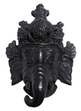 アジアン雑貨 KB-4 ネパール仏像　ガーネシャ壁掛け