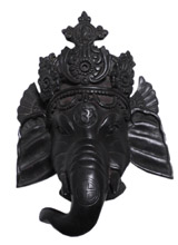 アジアン雑貨 KB-5 ネパール仏像　ガーネシャ壁掛け
