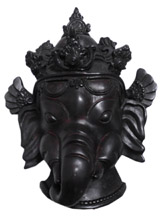 アジアン雑貨 KB-8 ネパール仏像　ガーネシャ壁掛け