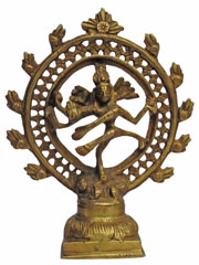アジアン雑貨　SIV-14 ネパール仏像　ナタラージャ(ダンシング・シヴァ)