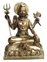 アジアン雑貨　SIV-8 タイ仏像（シヴァ神）