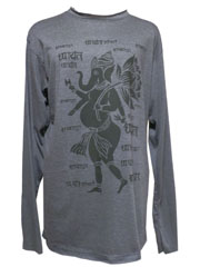 アジアン衣料 BTL-6 仏像・長袖Tシャツ