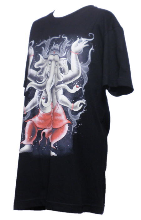 アジアン衣料 BUT-10 仏像(ガネーシャ)・Tシャツ