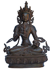 アジアン雑貨　BS-2 ネパール仏像(ヴァジュラサット)