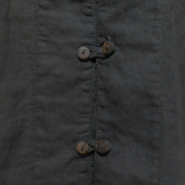 アジアン衣料 MJ-8 コットン無地前開きブラウス