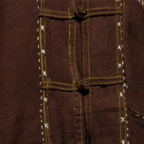 アジアン衣料　CS-19 コットン刺繍ブラウス