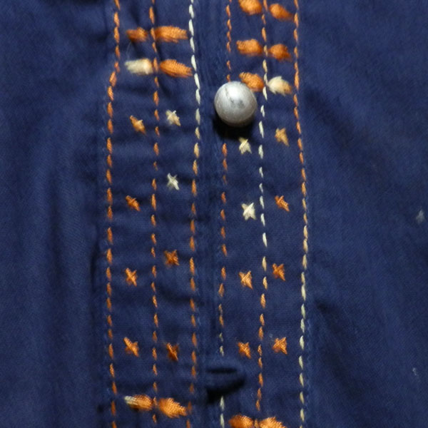 アジアン衣料　CS-6 コットン刺繍ブラウス