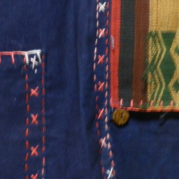 アジアン衣料 CCS-15 コットン刺繍ショートブラウス