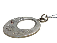 アジアン雑貨 シルバーアクセサリー KPU-25 カレン族シルバー・プチネックレス