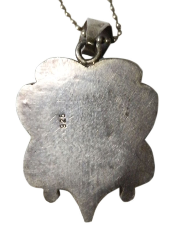アジアン雑貨 天然石シルバーアクセサリー NS-14 レインボームーンストーンネックレス