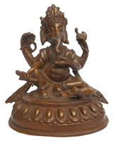 アジアン雑貨　ネパール仏像　NAG-14　ガネーシャ像