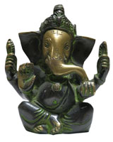 アジアン雑貨　ネパール仏像　NAG-24　ガネーシャ像