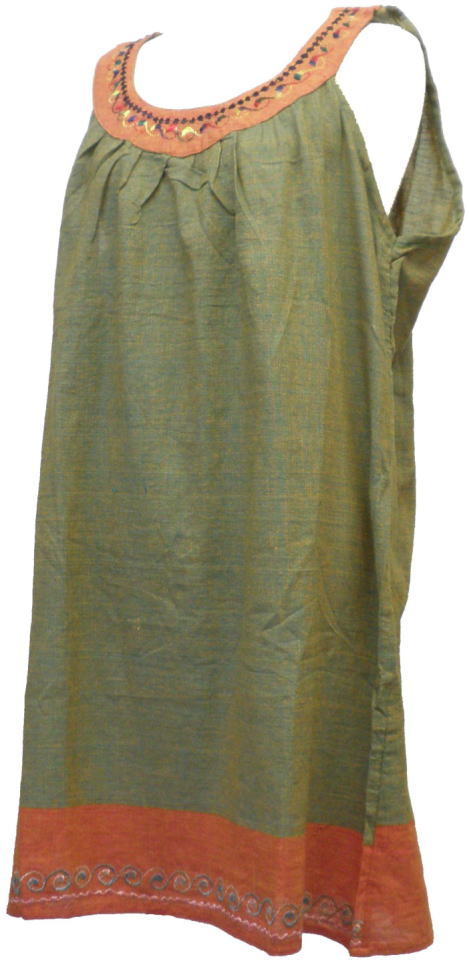 アジアン衣料 NMD-14 ネパール・コットン・ミニワンピース