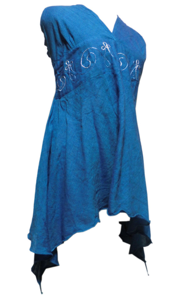 アジアン衣料 NMD-15 ネパール・コットン・ミニワンピース