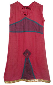 アジアン衣料 NMD-21 ネパール・コットン・ミニワンピース