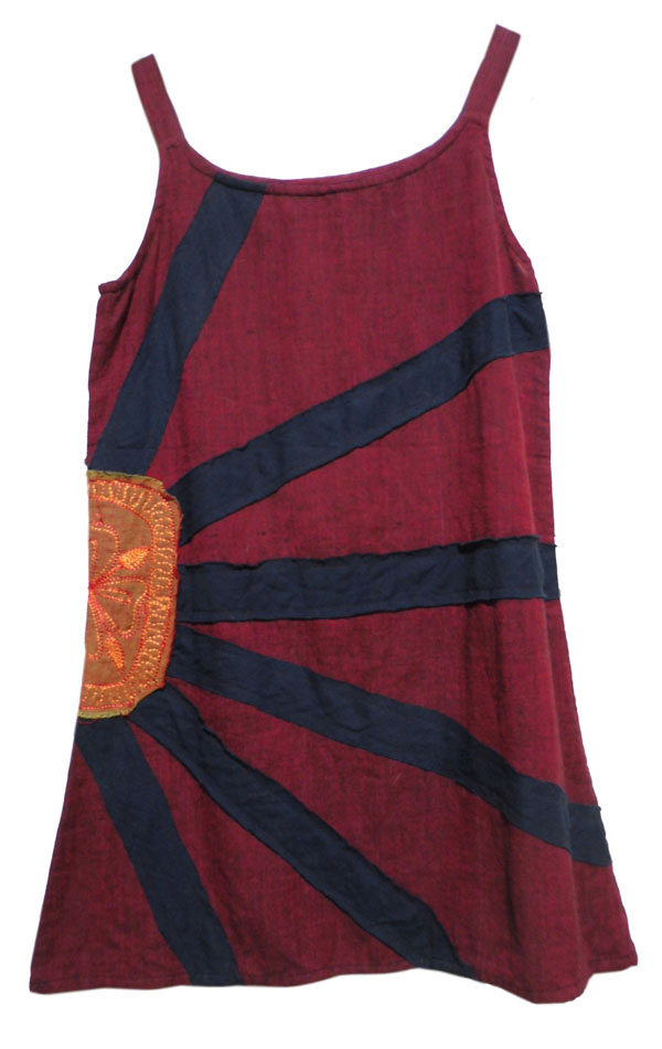 アジアン衣料 NMD-25 ネパール・コットン・ミニワンピース