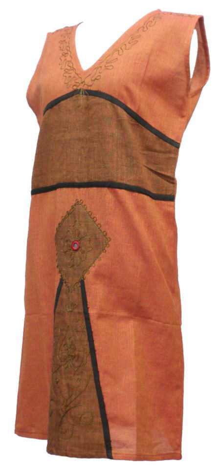 アジアン衣料 NMD-4 ネパール・コットン・ミニワンピース