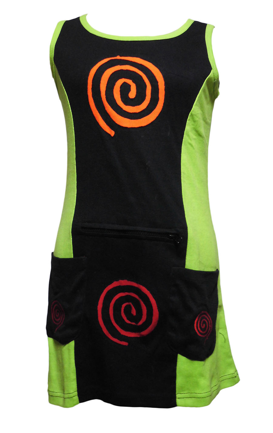 アジアン衣料 NMD-5 ネパール・コットン・ミニワンピース