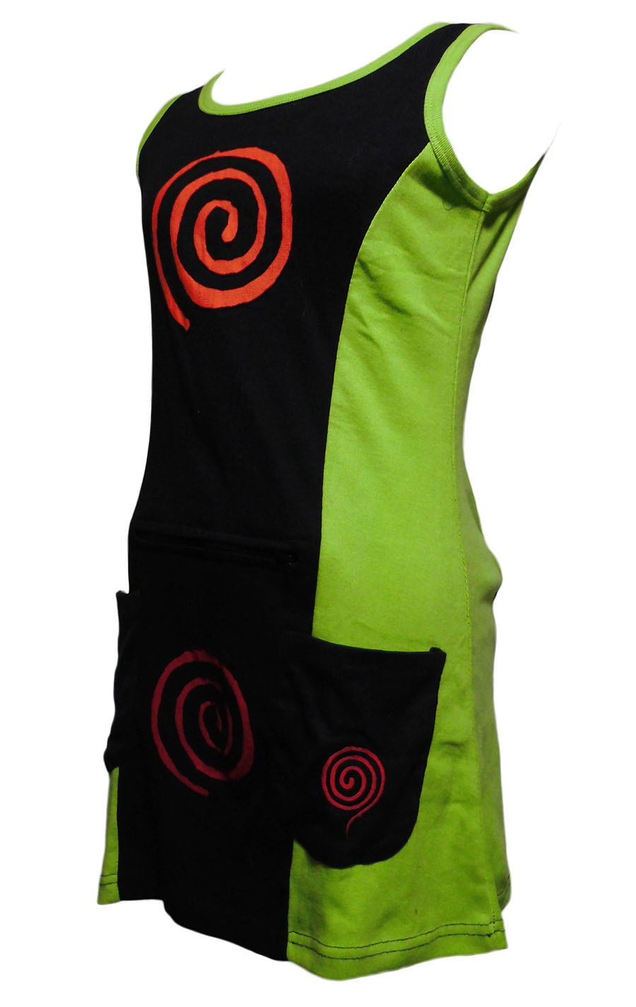 アジアン衣料 NMD-5 ネパール・コットン・ミニワンピース