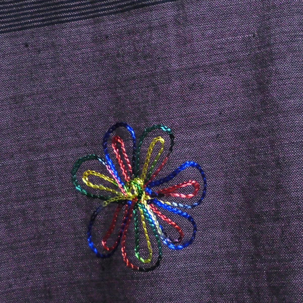 アジアン衣料 NL-2 ネパール・コットン・刺繍ラップブラウス