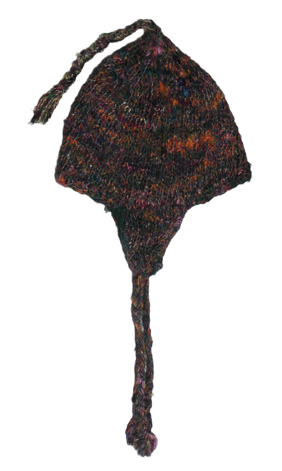 アジアン衣料 SNH-18 ネパール・シルク耳あて付き帽子