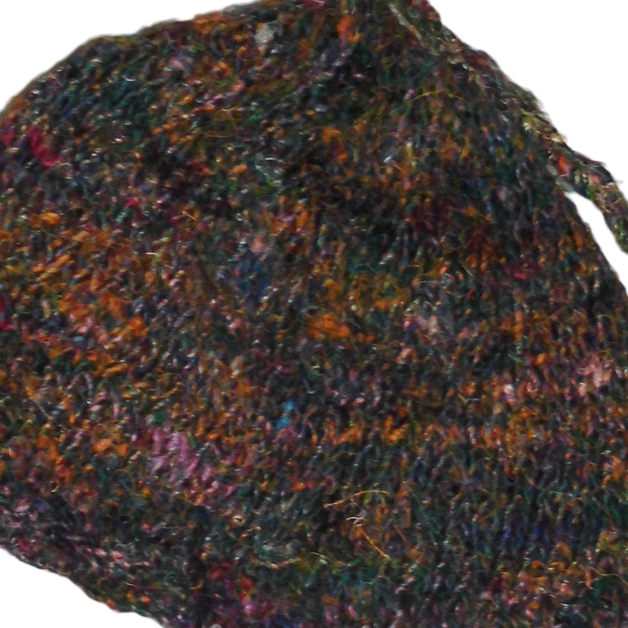 アジアン衣料 SNH-18 ネパール・シルク耳あて付き帽子