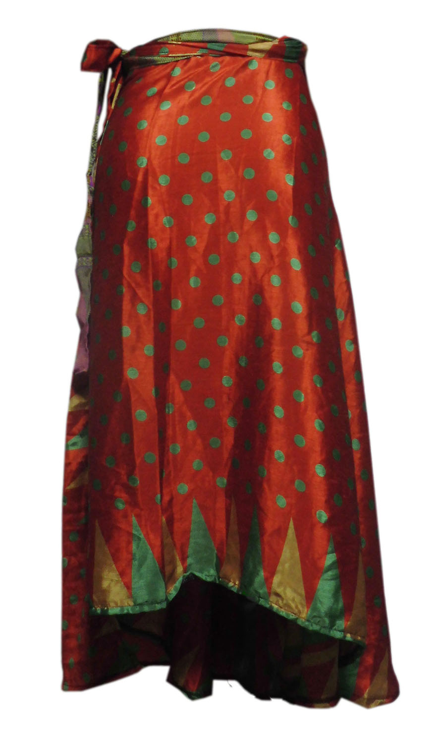 アジアン衣料 NSL-15 ネパール・シルクラップスカート