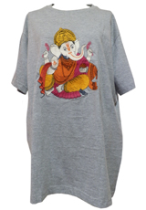 アジアン衣料 NTN-2 ネパール・コットン・刺繍TシャツTシャツ