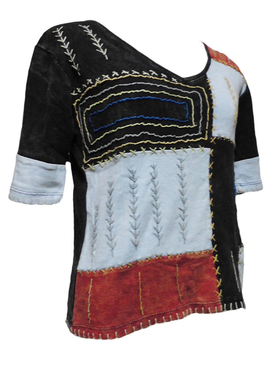 アジアン衣料 NTT-10 ネパール・コットン・タイダイTシャツ