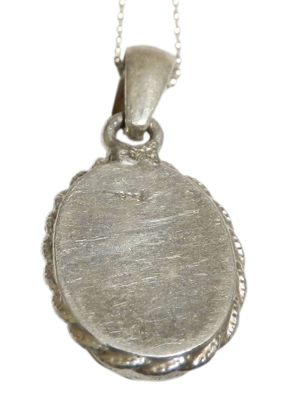 アジアン雑貨 天然石シルバーアクセサリー PT-12 トルコ石・プチネックレス