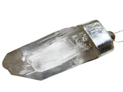 アジアン雑貨 天然石シルバーアクセサリー QUN-3 水晶(クオーツ)・プチネックレス
