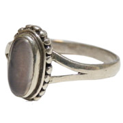 天然石シルバーアクセサリー NR-10 ムーンストーン・リング