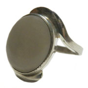 天然石シルバーアクセサリー NR-12 ムーンストーン・リング
