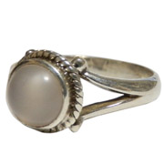 天然石シルバーアクセサリー NR-20 ムーンストーン・リング