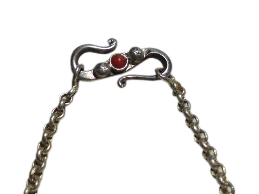 アジアン雑貨 天然石シルバーアクセサリー CHO-14 トルコ石・チョーカー