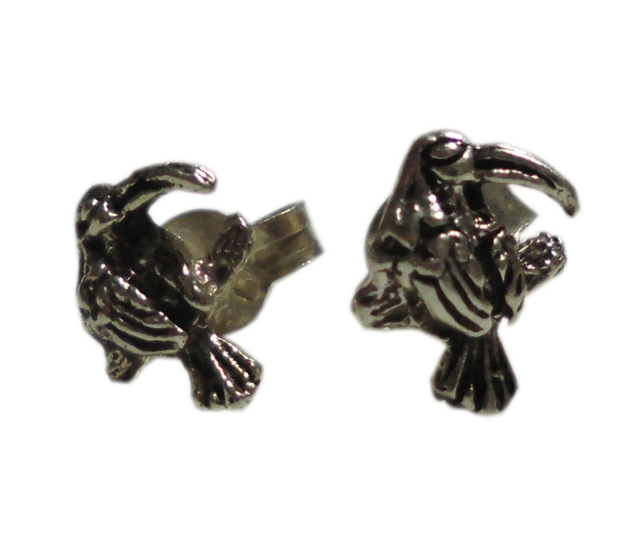 アジアン雑貨 シルバーアクセサリー KCP-6 シルバー・キャッチ付きピアス(ワシ)