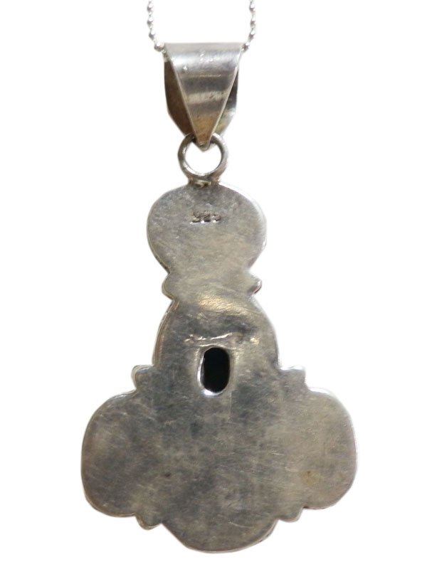 アジアン雑貨 天然石シルバーアクセサリー TSP-15 トルコ石+山サンゴネックレス